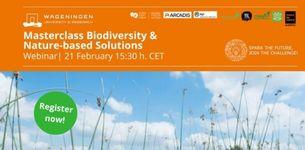 Biodiversity and Nature based Solutions Webinar is hosted by Wageningen University and World Food Forum